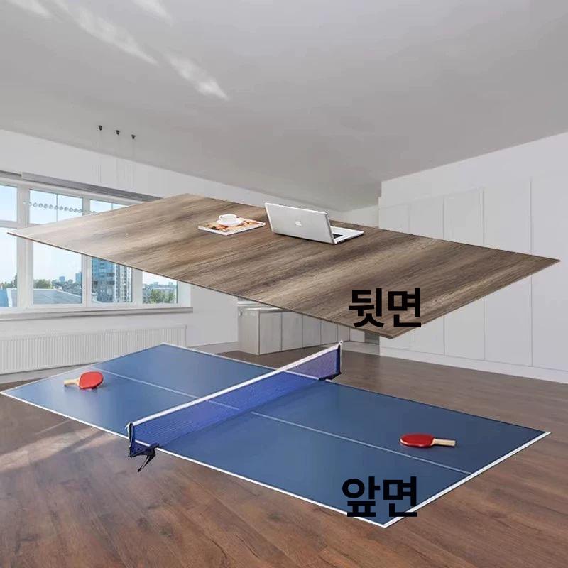 간이탁구대 분리형 미니 상판 테이블 접이식탁구대 13 접이식 12mm 소형 1.83m 없음 - 상세 이미지 4