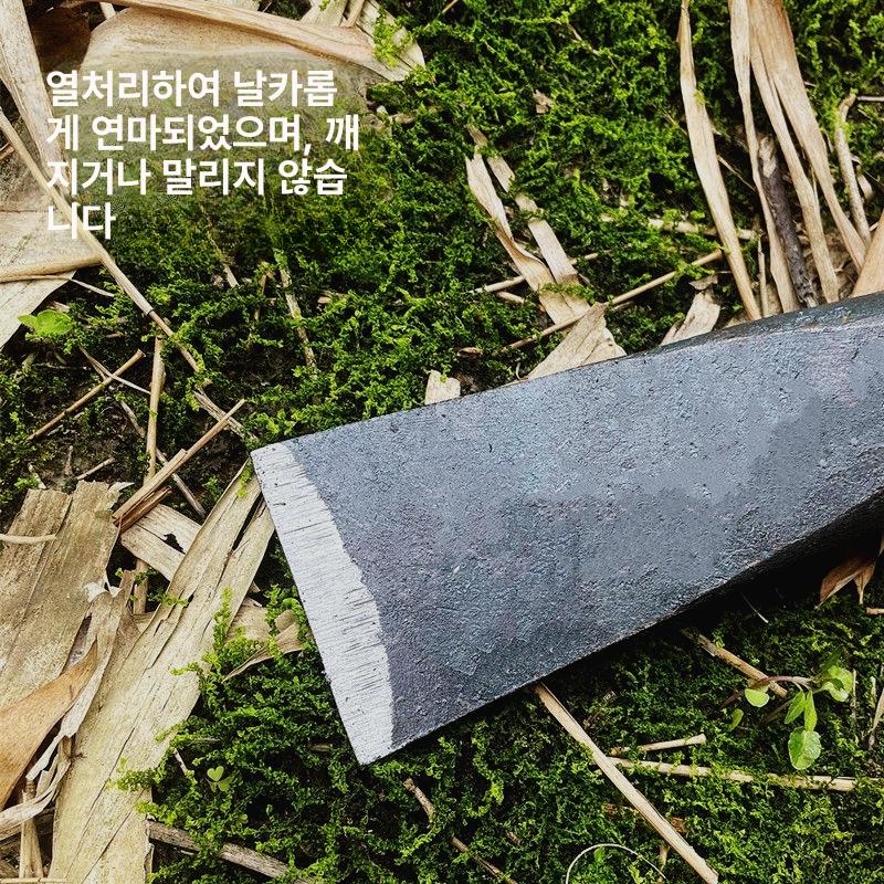 장작 쐐기 도끼 1kg 캠핑용 나무 쪼개기 헤드 공구 1.5kg - 상세 이미지 3