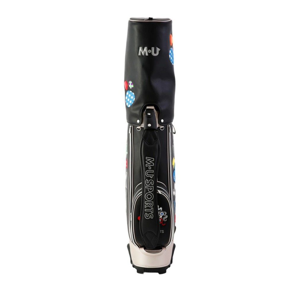 엠유스포츠 M.U SPORTS 골프 캐디백 팝아트 컬러풀 패치워크 자수 롤링솔 703R2122 이미지 7