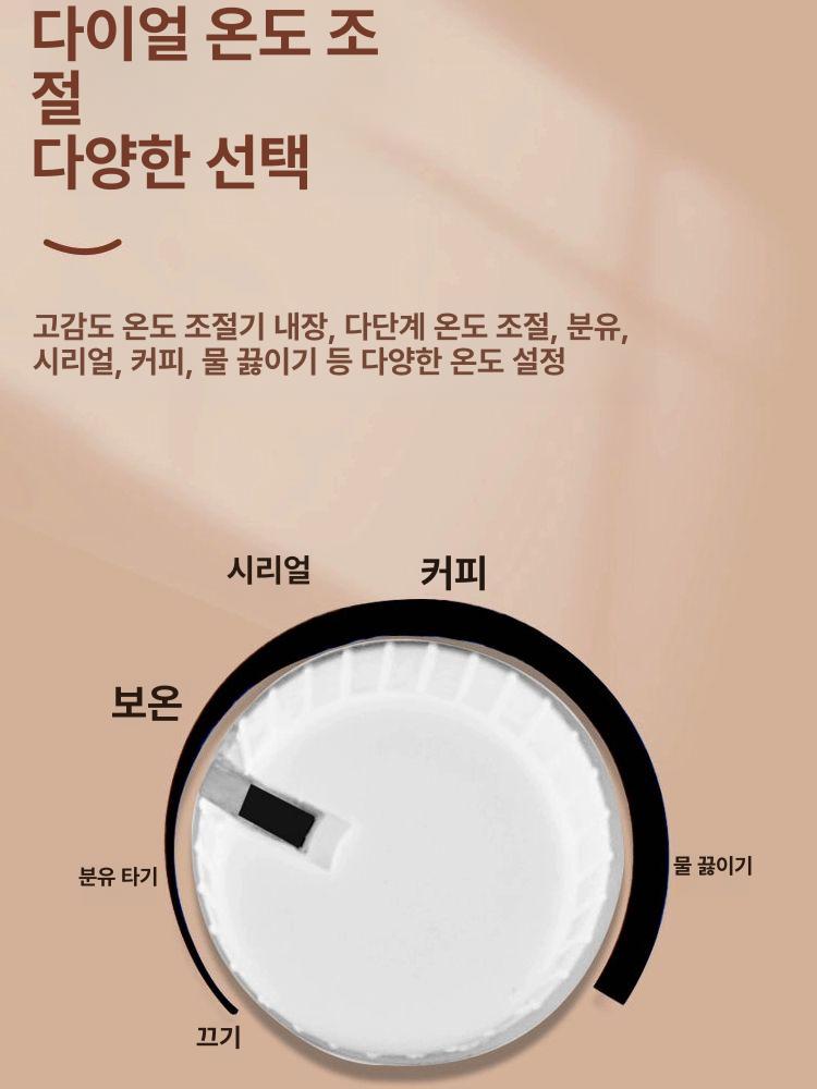 접이식 접는포트 접이식포트 커피포트 폴딩포트 라면포트 화이트 온도 조절 보관가방포함 - 상세 이미지 2