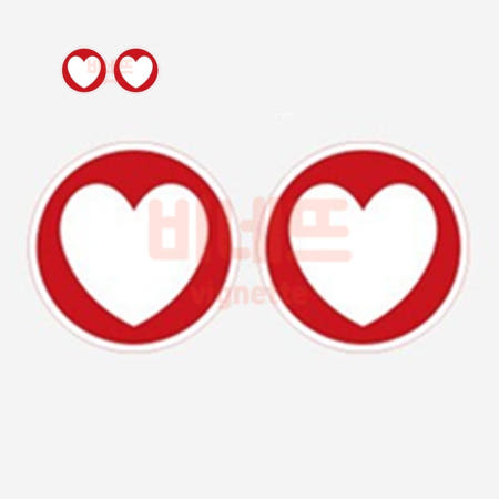 디앤씨공작소OEM 귀요미5 차스티커 205x205mm 캠핑카꾸미기 차량스티커