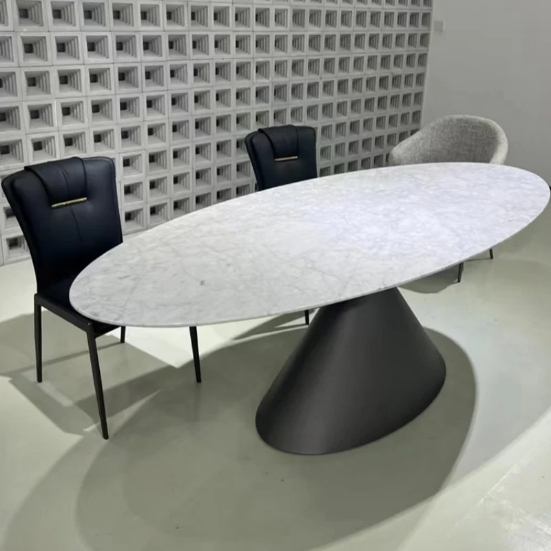 데살토 클레이 오벌 식탁 테이블 Cray Oval Dining Table - 상세 이미지 5