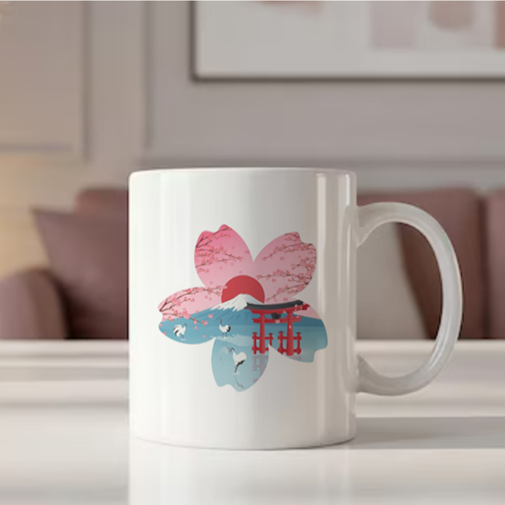 사진머그컵제작 포토머그잔 주문제작 단체선물 커스텀 답례품 325ml, 1개, 화이트 이미지 7