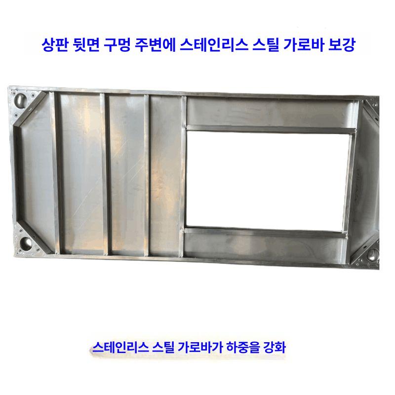 업소용 조리대 주방 테이블 스테인레스 3단 그릇 보관 120x50x80 2단 이중 화로 - 상세 이미지 4