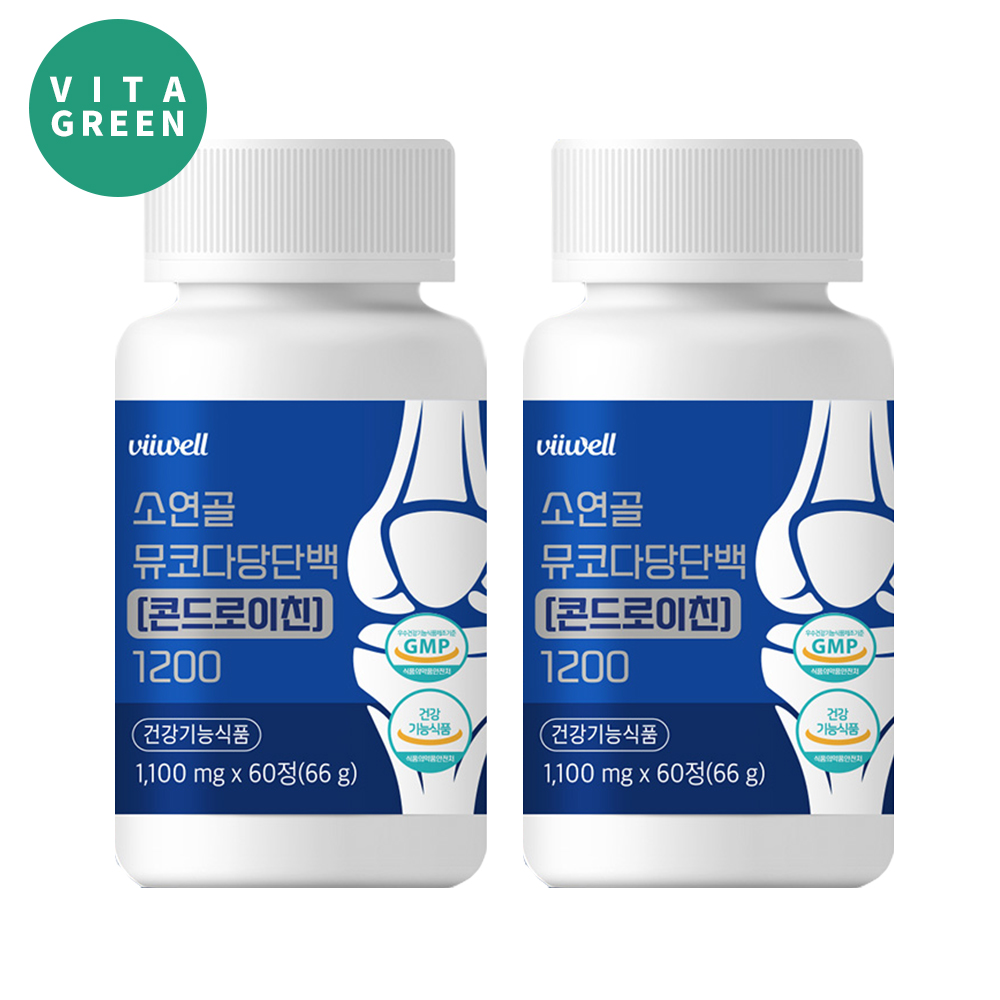 소연골 뮤코다당단백 콘드로이친 1200 콘드라이친 황산 120정 2개월분 제품 이미지