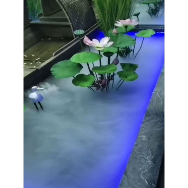 프리미엄 실내 수족관용 안개 발생기 연무기 인공폭포용 6헤드 전원변압기미포함 4헤드 전원변압기미포함 - 상품 이미지