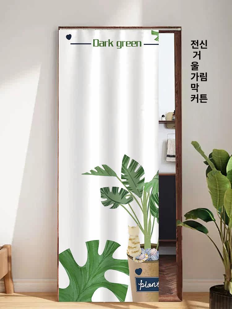 선반 가리개 가림막 가정용 슬라이드 책장 옷장 패브릭 프레시 플로럴 120x160cm - 상세 이미지 5