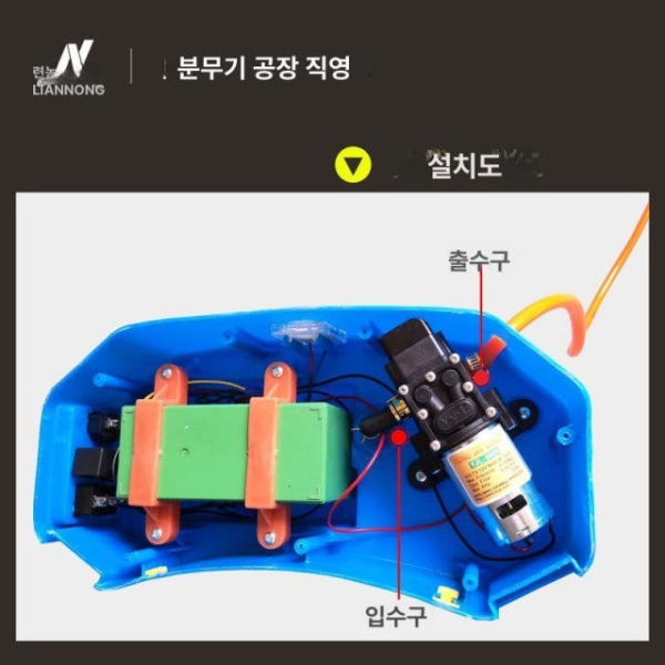 최강 다이아그램 고압 펌프 전동 분무기 살포기 농약 5500 외부 회수 나사형 출수구 2203 내부 회수 펌프 - 상세 이미지 4