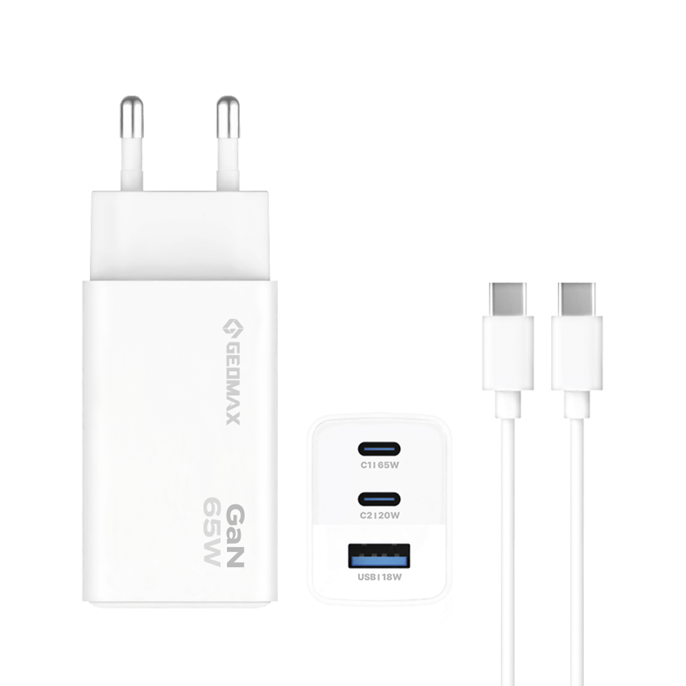 지오맥스 GaN 65W 고속충전기 3포트 멀티 초고속 충전기 GM-PD65W CT 이미지 8