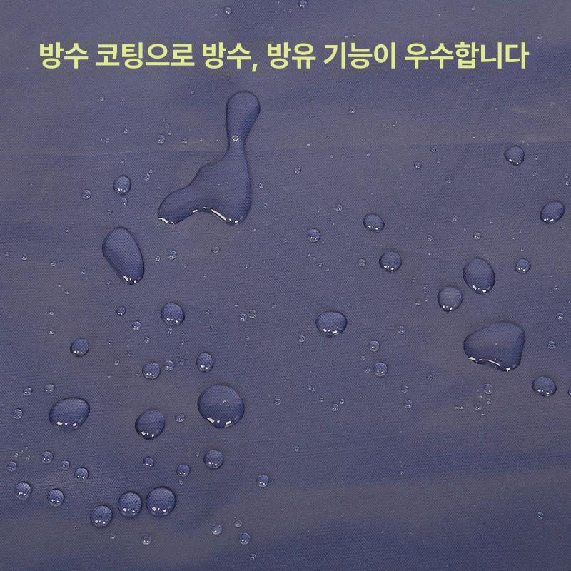 방수 긴팔앞치마 주방 전신앞치마 공장 작업복 미용실 포켓 있는 와인레드 - 상세 이미지 4