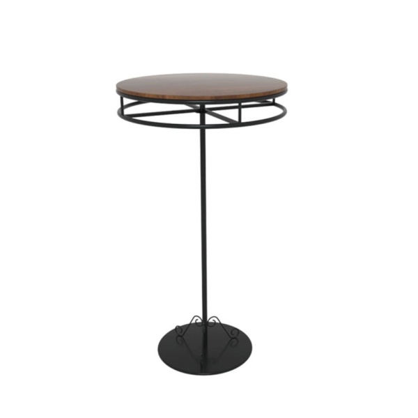 모던 철제 회전 옷걸이대 공식 표준 구성 블랙 60 x 135cm 원형 진열대 조립식 옷가게 블랙 60 x 135cm 회전형 공식 표준 구성 - 상세 이미지 5