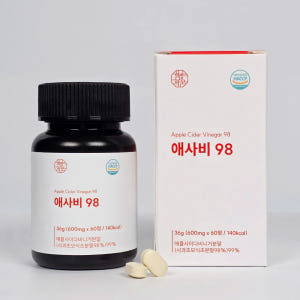 애사비 알약 형태 캡슐 애플사이다비니거 유기산 사과초모식초 애사비98 맛있게 먹은 솔직 후기 - 상품 이미지 1