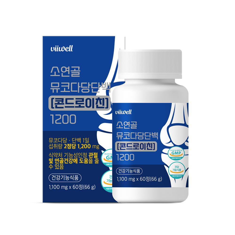 소연골 뮤코다당단백 콘드로이친 1200 콘드라이친 황산 120정 2개월분 이미지 2