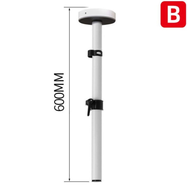 프리미엄 키보드 받침대 단독주택 자동문 GM 111 암 화이트 R-40cm 기둥 - 상세 이미지 3