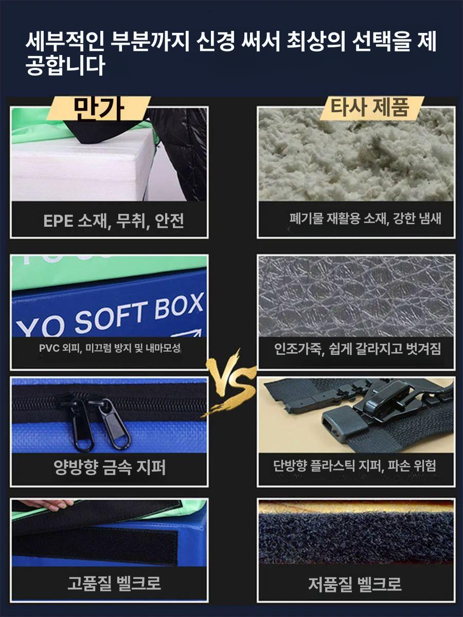 높이뛰기 교구 스폰지뜀틀 매트 학교 점프 체육 안전 [프리미엄] 성인 2+3+4 - 상세 이미지 4