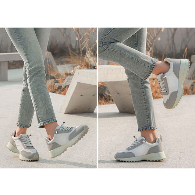 폴미 남성 데일리 가죽 키높이 스니커즈 운동화 이미지 8