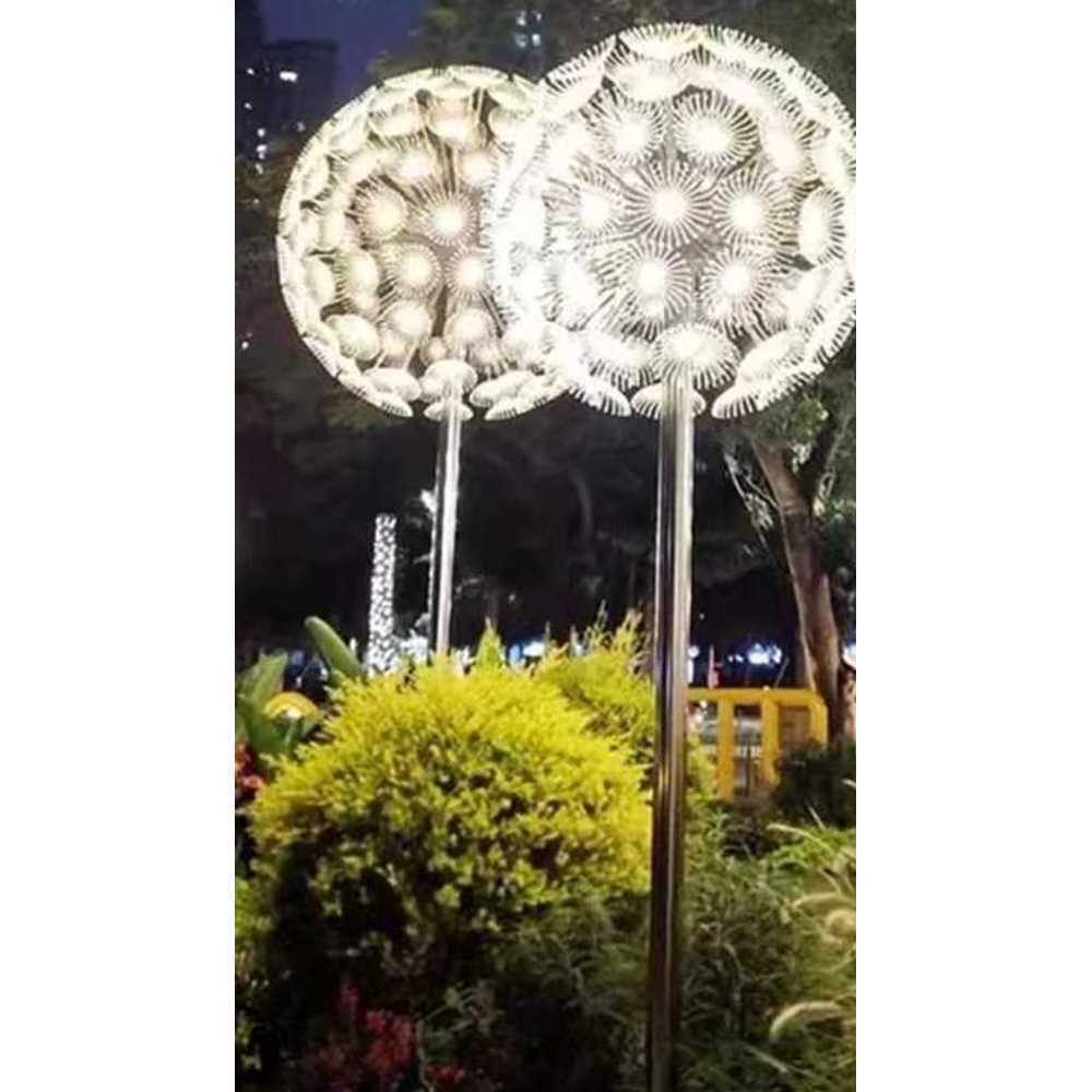 민들레 조명 LED 야외 방수 공원 정원 꽃 모양 램프 300mm - 상품 이미지