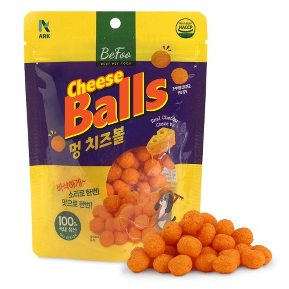 베푸 애견간식 베푸 멍치즈볼 60g - 상품 이미지