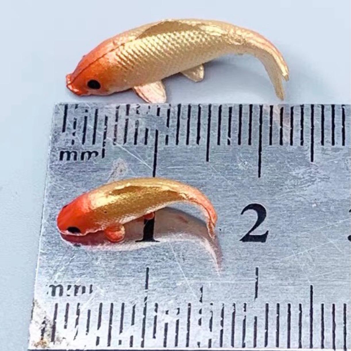 미니어처 어항 소품 장식 생물 모형 1.7cm 미니어처 물고기 - 상세 이미지 3
