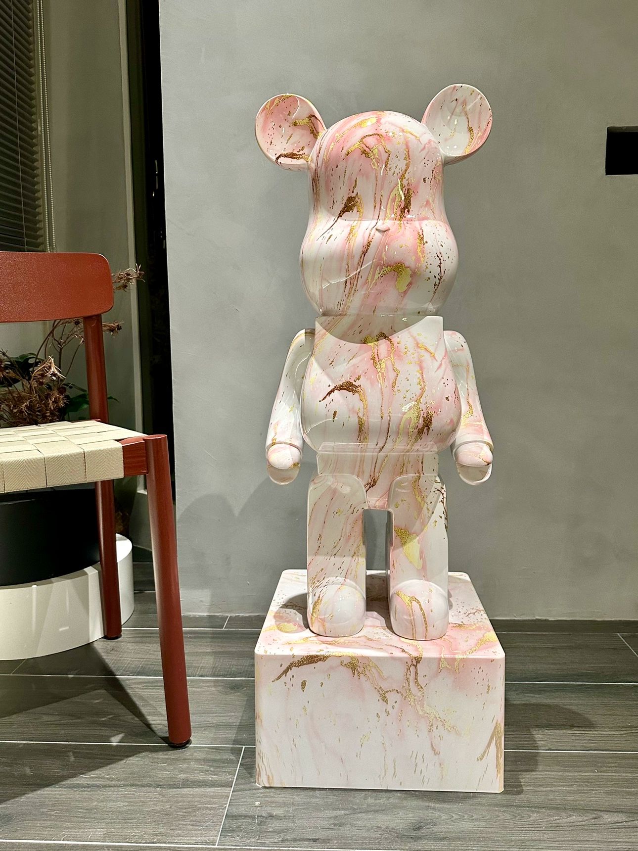 인테리어 특이한 대형 귀여운곰 인스타감성 저금통 80cm 페인티드 페인티드 약 1m - 상세 이미지 4