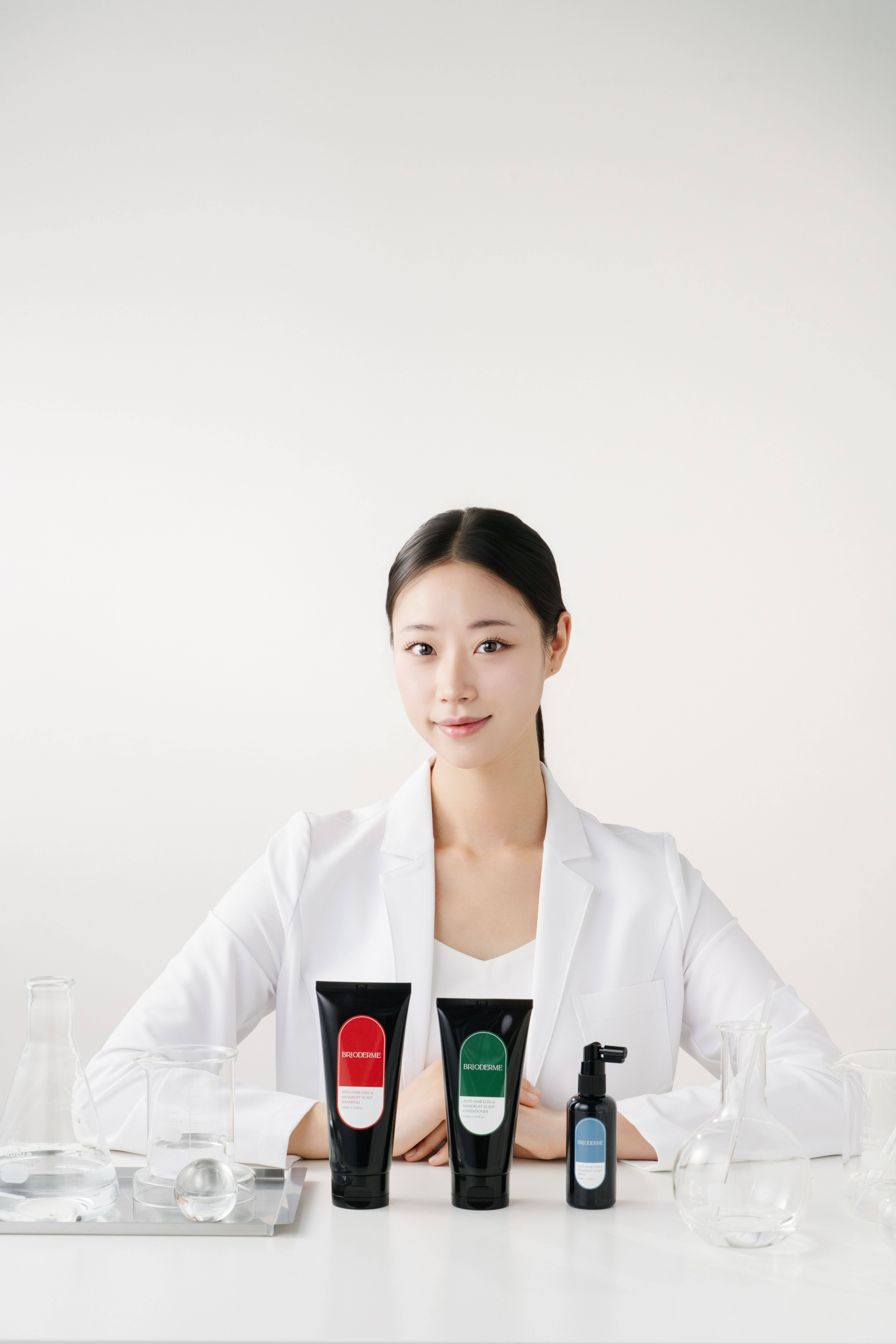 탈모 비듬 관리 선물 세트 두피 풀케어 3종 브리오뎀 샴푸 컨디셔너 스프레이 세트 - 상세 이미지 3