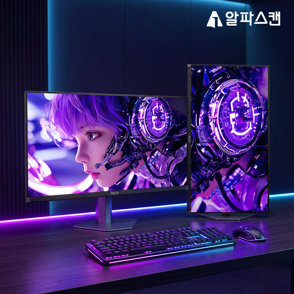알파스캔 AGON 276QKD2 27인치 QHD OLED 500Hz 게이밍 모니터