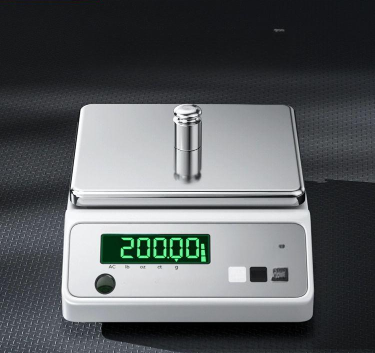 정밀전자저울 0.01g 디지털 산업용 주방 소형 실험실 충전식 사각 10kg 0.1g - 상품 이미지