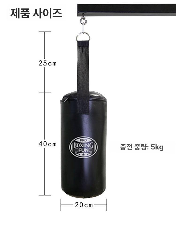 샌드백 가정용 복싱 미니 더미 해소 스탠딩 펀치볼 미니 블랙 5kg - 상세 이미지 4