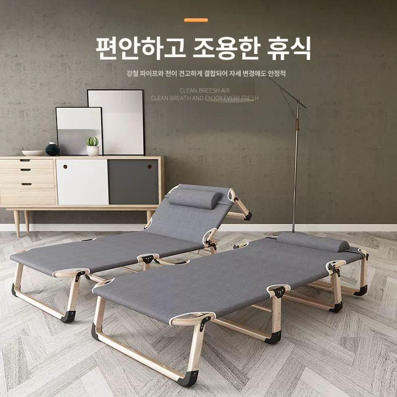 야외용 야전 침대 야외 야상 베드 병원 접이식 사무실 캠핑용 간이 - 상세 이미지 4