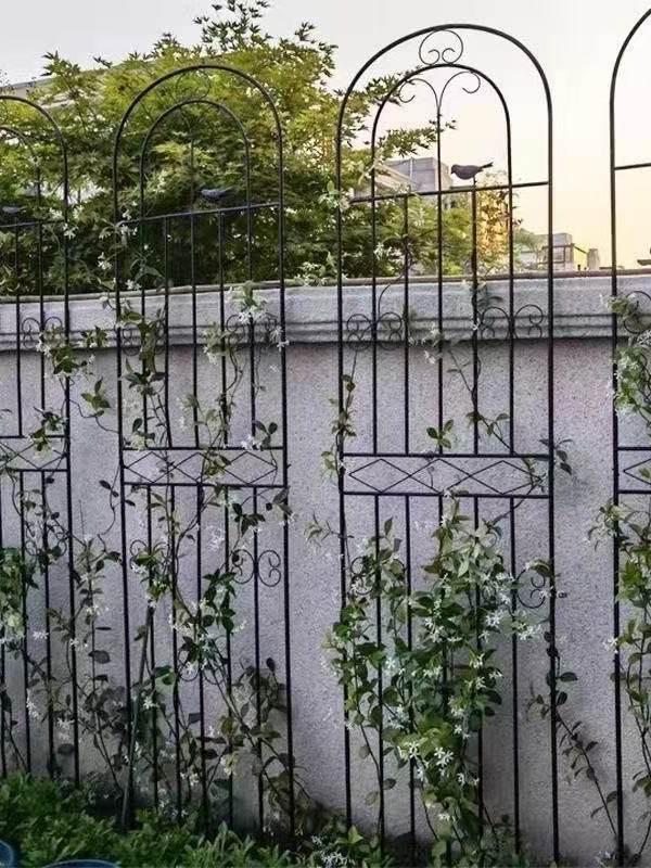 장미 넝쿨지지대 가든 화분 철제 정원 펜스 덩굴 대형 아치 마당 - 상세 이미지 3