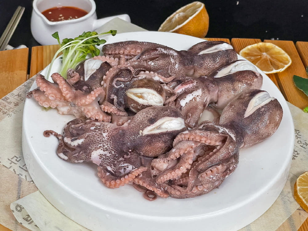 국내산 활 쭈꾸미