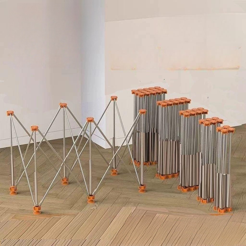 스파이더레그 접이식 작업대 목공 수납 다기능 랙 1급 두꺼워진 오렌지 4다리 선물 없음 - 상품 이미지
