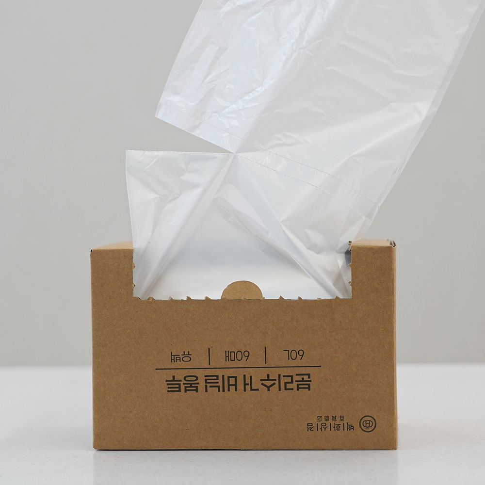 백화상점 재활용 쓰레기 분리수거 비닐 봉투 60L 60매 - 상세 이미지 5