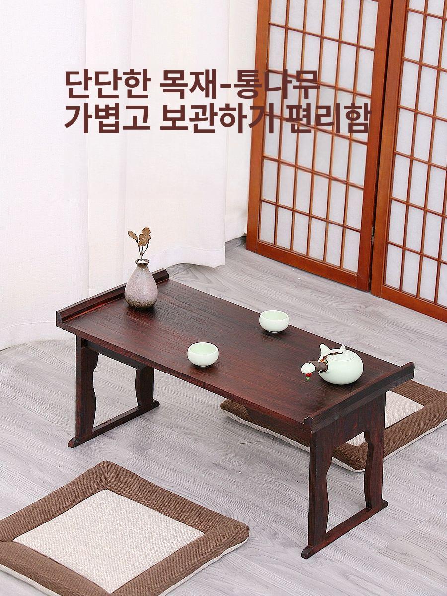 점상 불교 좌식 업소용 신당 제삿상 사주 접이식 다도 축제 탁자 - 상세 이미지 3