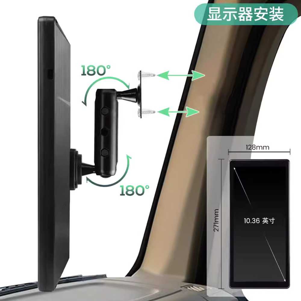 트럭 사이드미러 카메라 사각지대 전자식 용 도구 녹화 128G - 상세 이미지 2