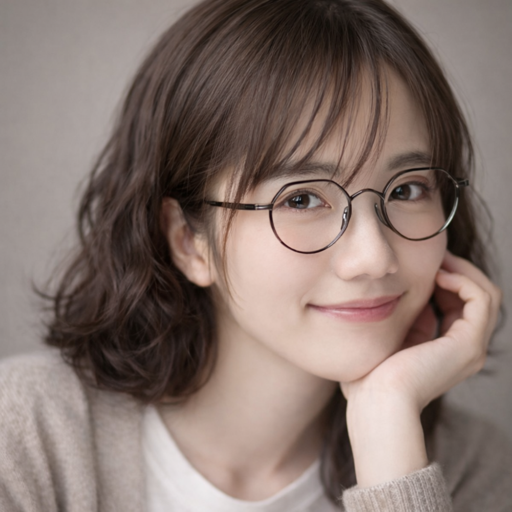 티타늄 안경테 남자 여자 금테 은테 코받침없는 고도근시 일본 크라운판토 안경 TGL24 상품 이미지