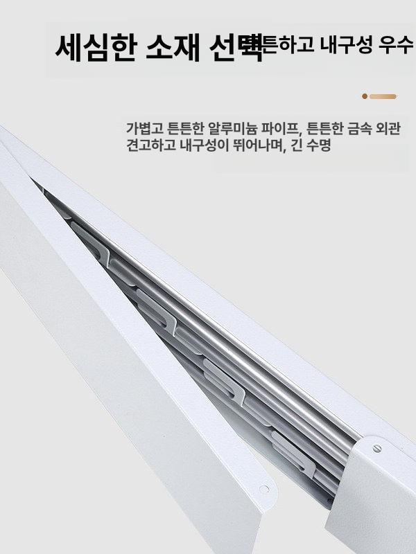 벽걸이 빨래 건조대 심플 미니 벽부착 폴딩 빨랫대 접이식 공간활용 - 상세 이미지 5