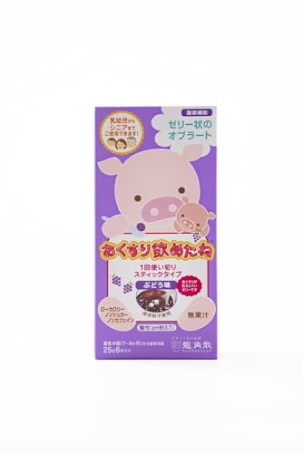 용각산 오쿠스리 노메타네 스틱 포도맛 6포