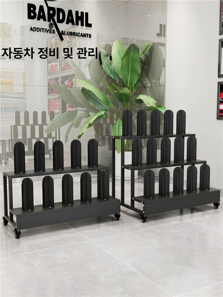 롤 필름 거치대 디스플레이 선반 보관대 포장재 원단 시트지 이동식 - 상세 이미지 5