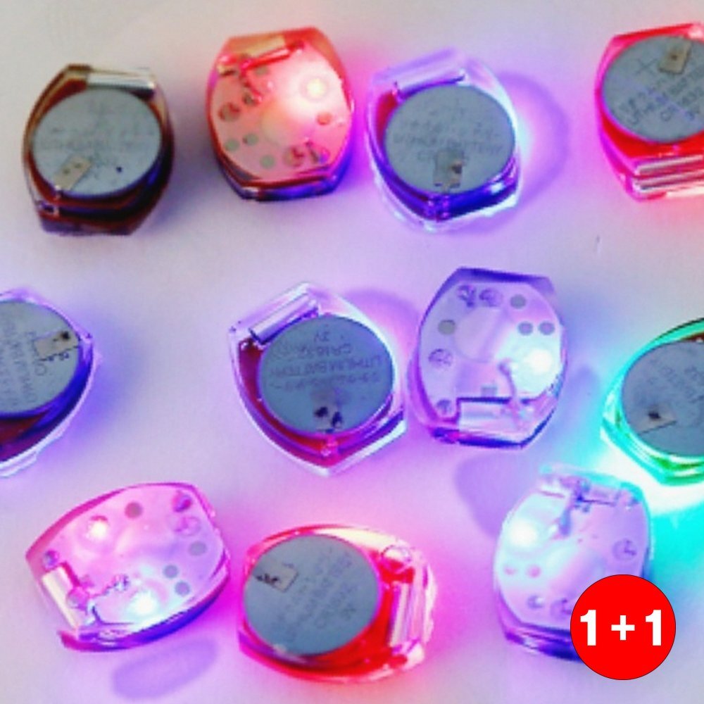 재료어린이 사계절내내 RGB LED 신발꾸미기 파츠 DIY 어린 어린이(주문의2배수량 배송) - 상품 이미지