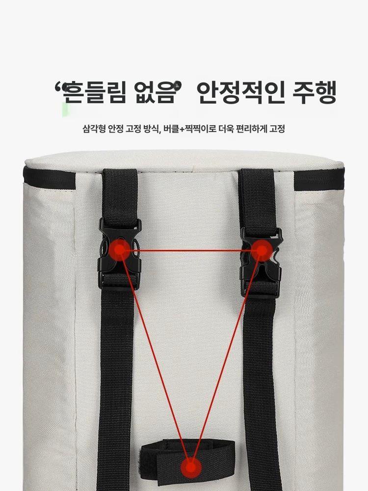 오토바이 앞가방 헬멧가방 백 방수 대용량 사이드 스쿠터 수납가방 앞걸이 - 상세 이미지 3