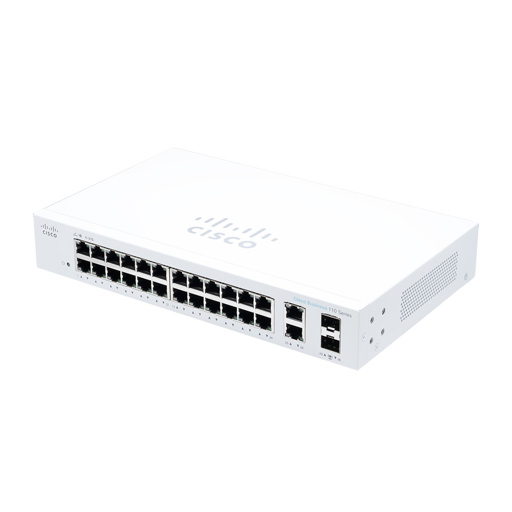 시스코 CISCO CBS110-24T-EU 24포트 기가비트 스위치 2SFP 콤보 이미지 3