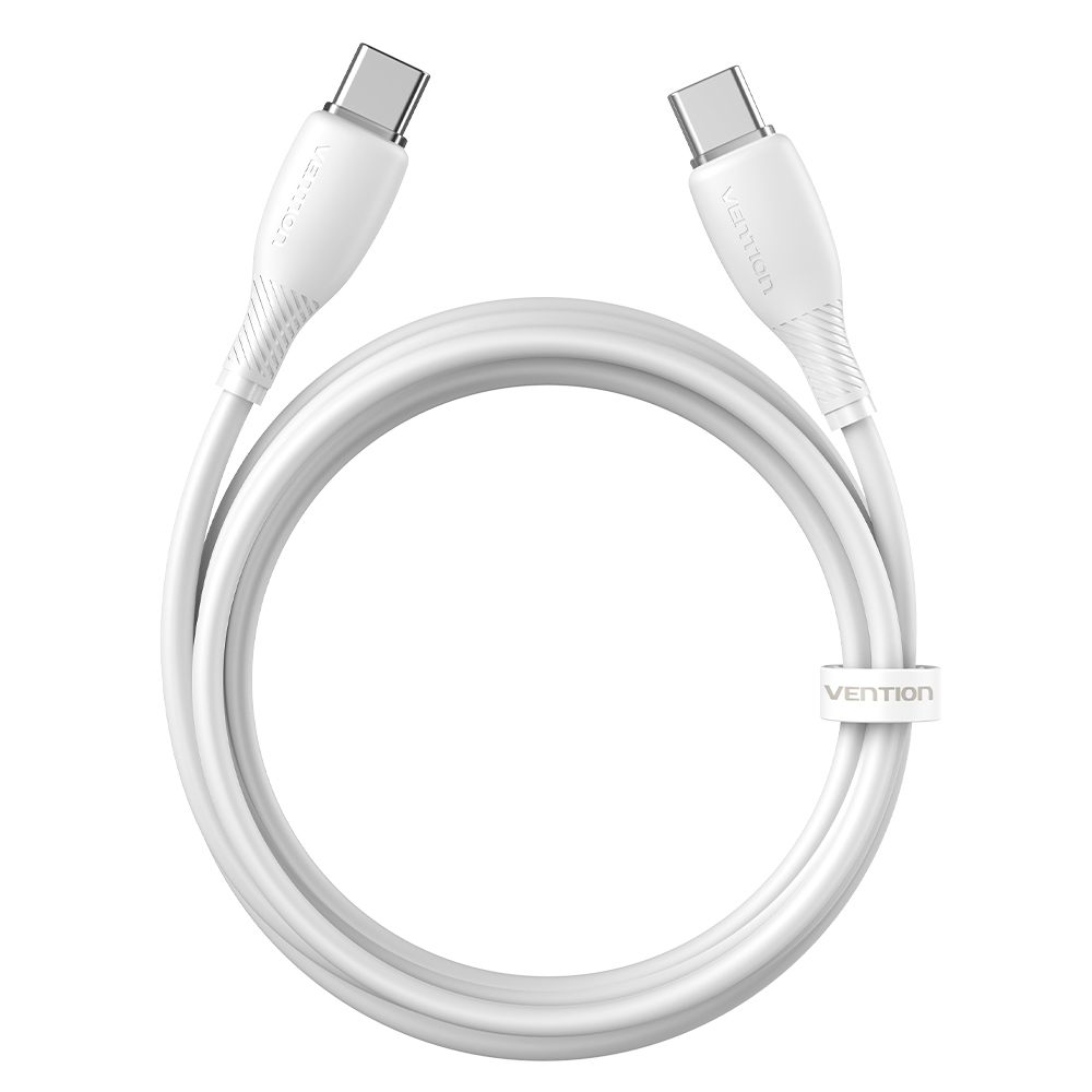 벤션 파스텔 100W PD C to C타입 고속충전케이블 TRW 화이트, 1개, 2m - 상세 이미지 2