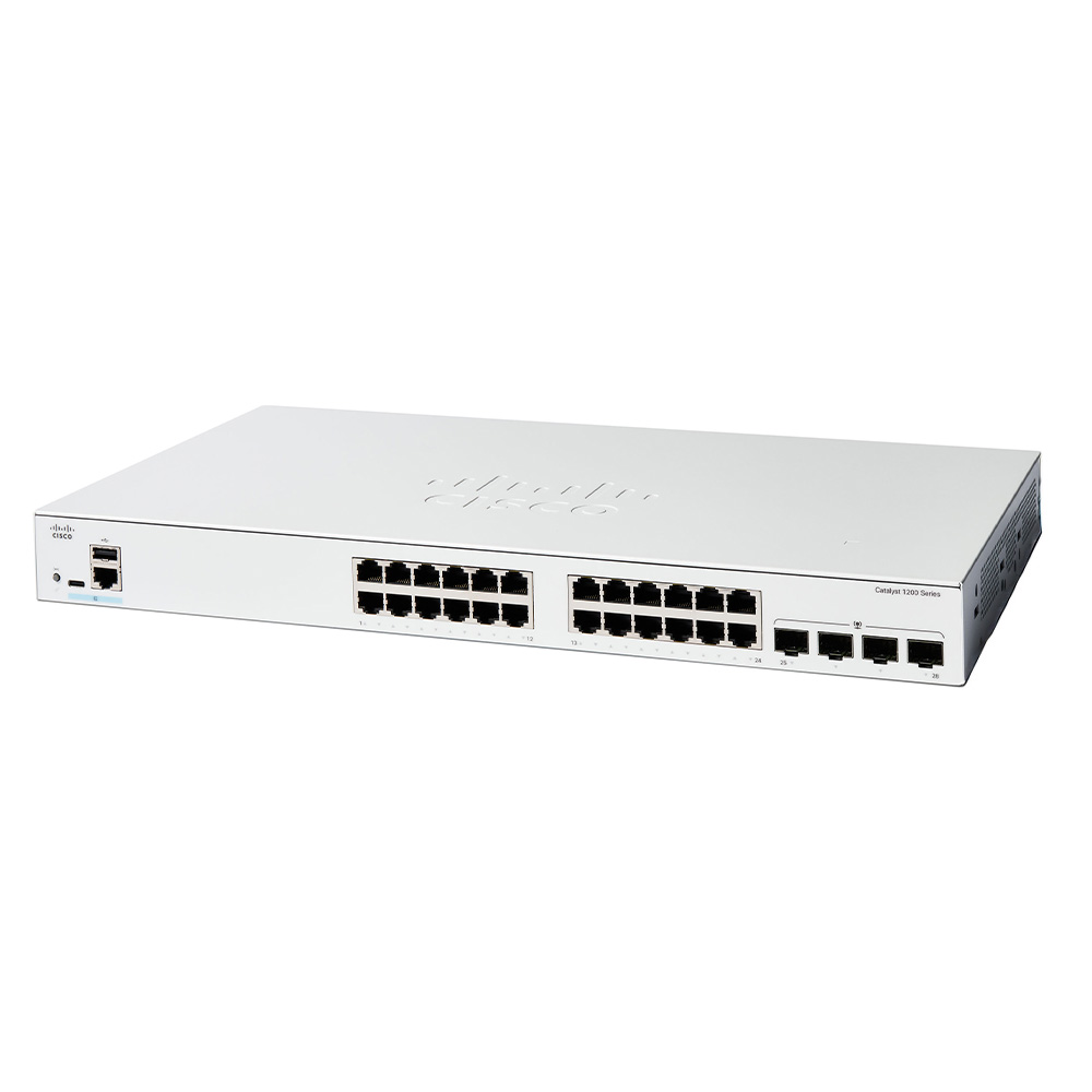 시스코 CISCO C1200-24T-4G 24포트 기가비트 관리형 스위치 4SFP - 상세 이미지 2
