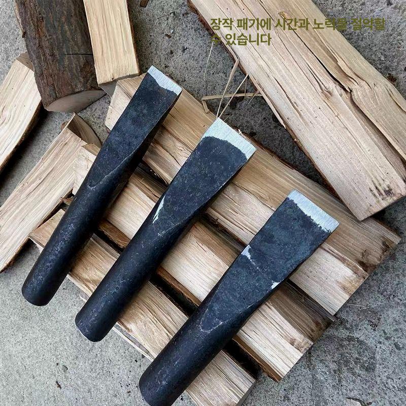 장작 쐐기 도끼 1kg 캠핑용 나무 쪼개기 헤드 공구 1.5kg - 상세 이미지 5