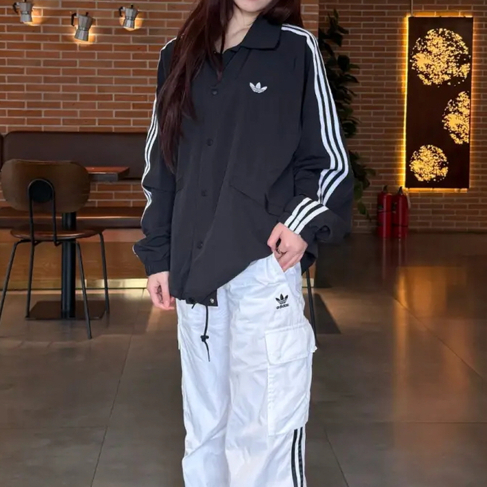 아디다스 코치 자켓 3S 바람막이 재킷 스프라이트 블랙 KE3598 - 상세 이미지 4