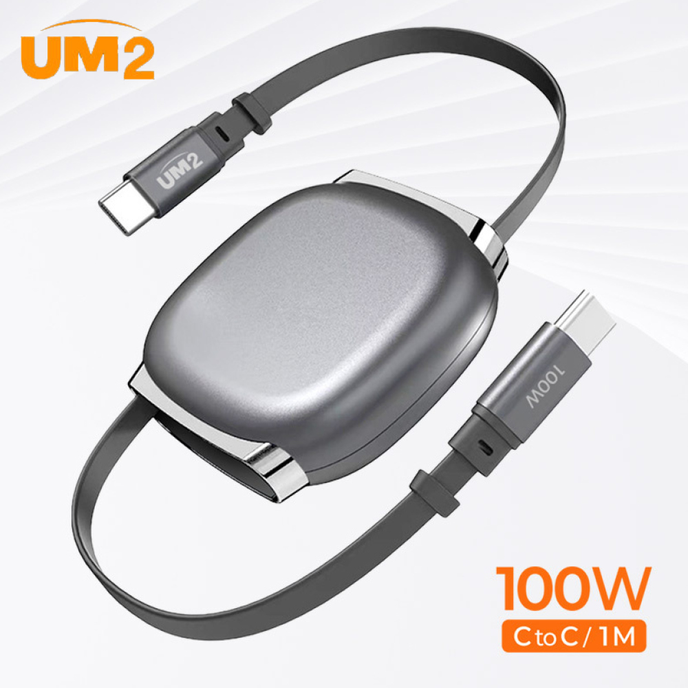 UM2 C타입 릴 케이블 100W 초고속충전 자석 정리형 UMCA-REEL100W - 상세 이미지 3