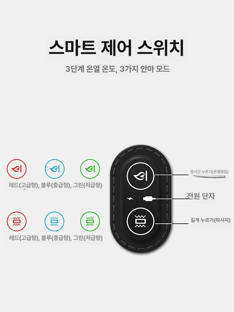 쿠션 베게 목통증 거북목 선물 해소 원통형 푹신한 일자목 기본형-클래식 그레이 - 상세 이미지 5