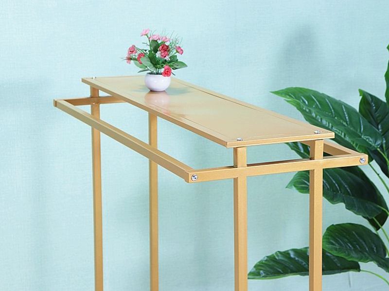 옷가게 중앙행거 선반 인테리어 진열장 중앙 스탠드 양면행거 양면 랙 행거 옷걸이 이중 - 상세 이미지 4