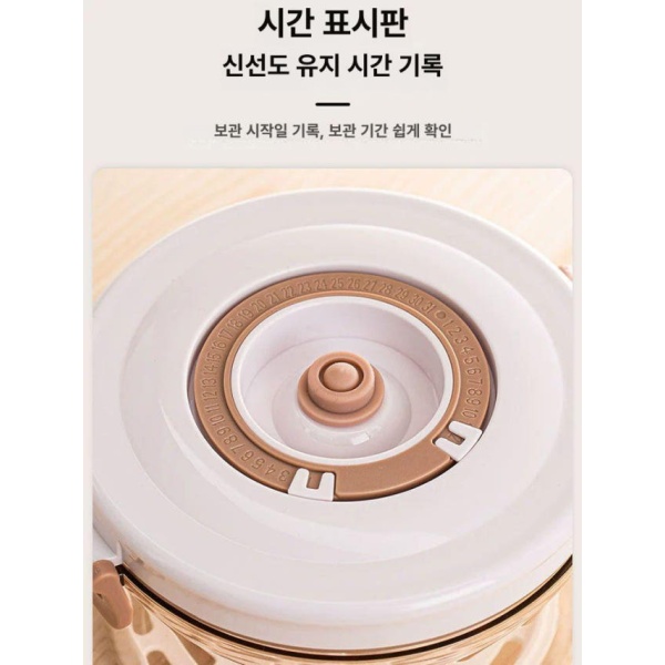프리미엄 진공 보관함 쌀통 저장 원터치 범용 전기 펌프 충전식 USB 두꺼운 수동 진공 펌프 - 상세 이미지 3